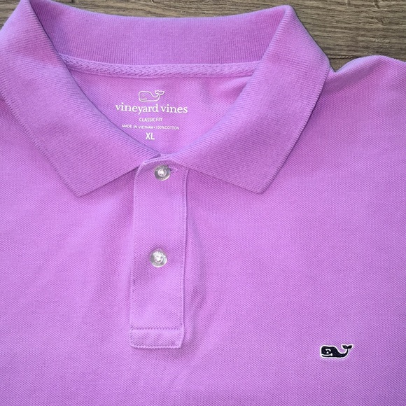 Vineyard Vines Other - Vineyard vines classic Whale Purple golf shirt XL